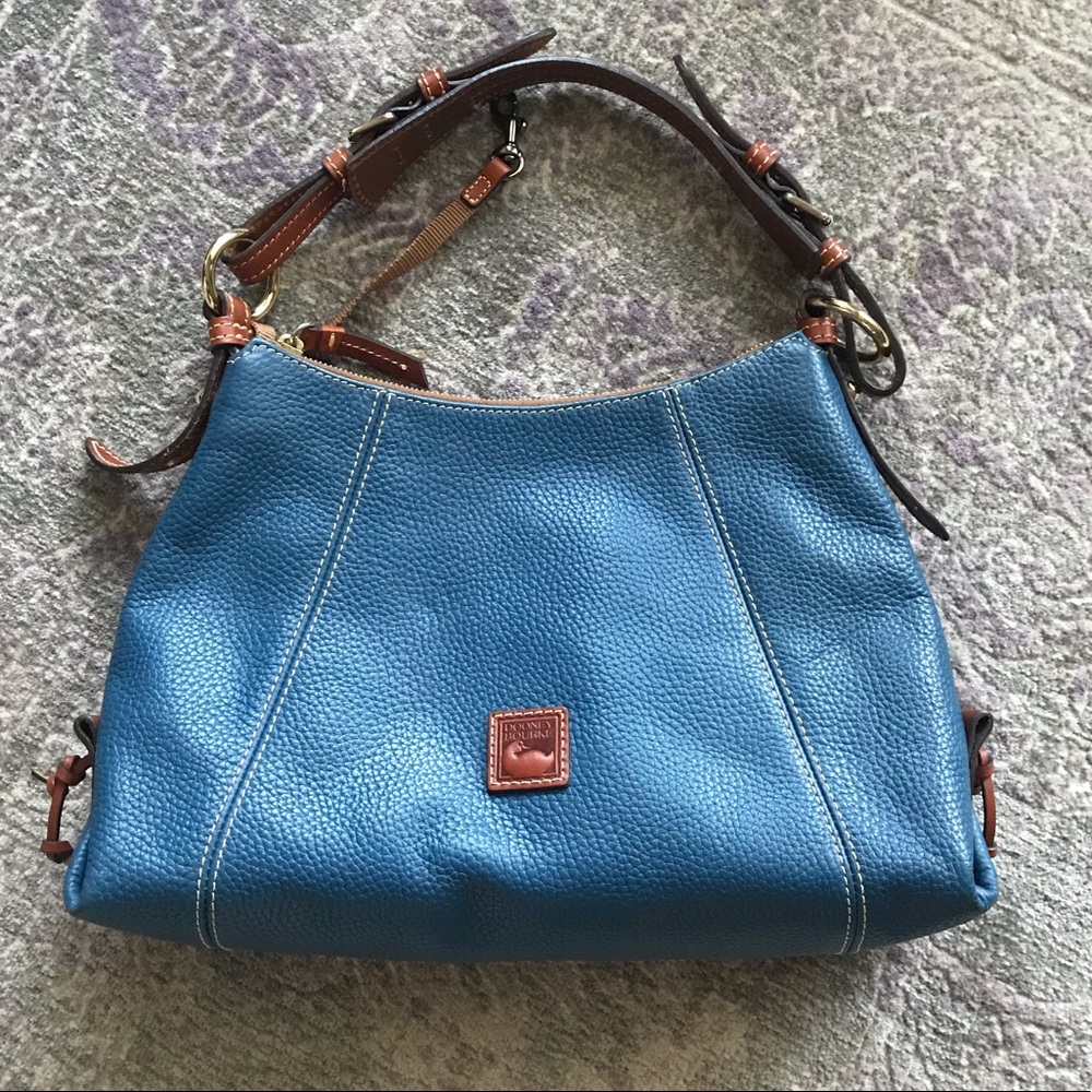 Dooney & Bourke Blue Leather Handbag